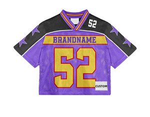 Camiseta Deportiva Corta Unisex Transpirable Que Absorbe la Humedad, Número 22, Camiseta de Malla con Estampado de Letras, Jersey de Fútbol Americano para Verano - Product Image 2