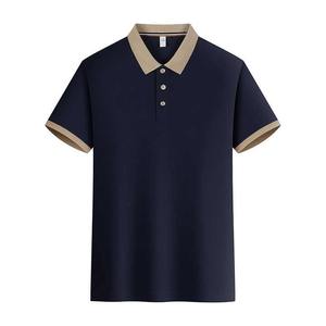 Camiseta de manga corta con cuello de Polo para hombre, suéter de punto con botones, Jersey regular de verano, ropa informal, camiseta Polo - Product Image 3