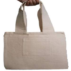 Bolsas de Compra Reutilizables de Algodón 100% al por Mayor, Ligeras, Medianas, Ecológicas, Recicladas, Promocionales, Impresas con Serigrafía - Product Image 4