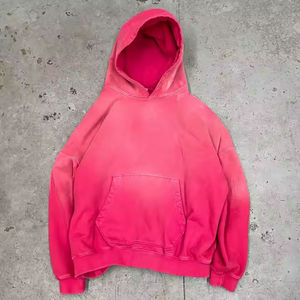 OEM/ODM Acid Washed <b>Hoodies</b> For <b>Men</b> Quickdry 100% Cotton Material <b>Lightweight</b> Quickdry Breathable Comfortable Streetwear <b>Hoodies</b> - Product Image 2