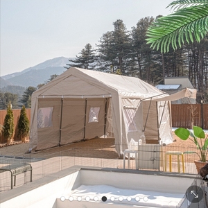 Nhiệm vụ nặng nề nhà để xe di động mọi thời tiết xe lều với có thể tháo rời sidewalls <span class=keywords><strong>Roll</strong></span>-up và xuống Cửa sổ lưới mái hiên Loại sản phẩm - Product Image 5