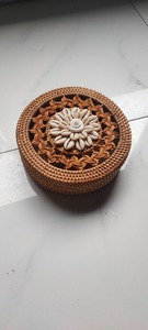 Bolso de Mano de Ratán Tejido Natural, Bolso de Moda Ecológico - Product Image 1