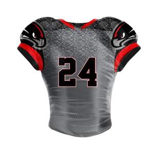 Camisetas sublimadas personalizadas de fútbol americano, ligeras, transpirables, que absorben la humedad, 100% de poliéster, para hombres y mujeres, camisetas para jóvenes - Product Image 5