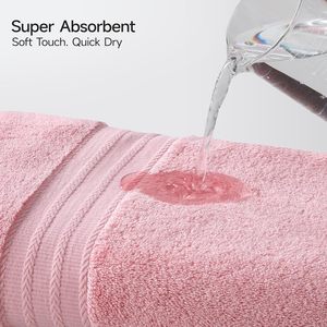 Luxury <b>Bath</b> <b>Towel</b> <b>Set</b> of 8-Pieces 100% Cotton 600 GSM Highly Absorbent Quick-Dry Bathroom <b>Towels</b> <b>Set</b> of 8-Pieces - Product Image 3
