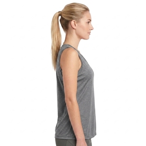 Women's Sleeveless Tank <b>Top</b> Casual T Shirt Breathable Sportswear Gym Fitness Workout Training Clothing - Product Image 2
