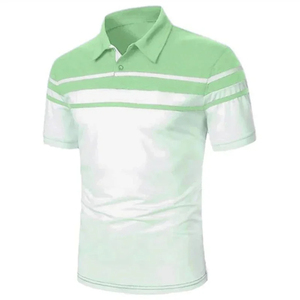 Polo informal para hombre, superventas, nuevo diseño, logotipo personalizado, color sólido, transpirable, para hombre - Product Image 1