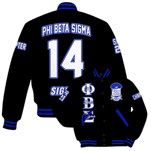 Iota Phi Theta 1963 Fraternity Letterman Jacket Greek Life Varsity Brown Gold Apparel Premium Collegiate Outerwear - Product Image 2