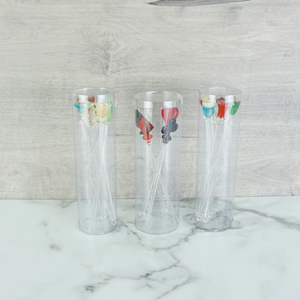 [Holar] Juego de 4 palos de póquer reutilizables de plástico resistentes a roturas para fiestas de Bar herramientas de cocina - Product Image 6