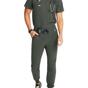 Conjunto de Uniforme Médico para Hombre, Diseño Personalizado, Spandex Twill, Cómodo, Cintura Elástica con Cordón, Transpirable - Product Image 6