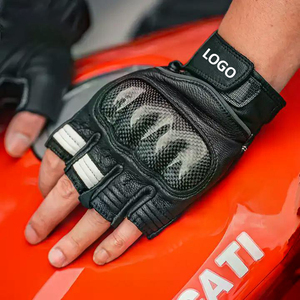 Motocross personnalisé Dirt Bike moto demi doigt gants nouveautés gants de cyclisme avec équipement de protection avec Logo personnalisé - Product Image 5