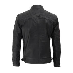 Nouvelle veste en cuir véritable personnalisée pour hommes/veste en cuir véritable pour hommes - Product Image 3