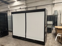 Réfrigérateur vertical ouvert pour supermarché, armoire à fruits et légumes frais, refroidissement par ventilateur commercial, réfrigérateur ouvert