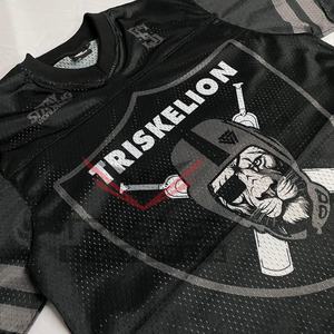 เสื้อเจอร์ซีย์ทีมฟุตบอลอเมริกันแขนสั้นระบายอากาศได้ดีพิมพ์ลายถ่ายเทความร้อน2026โลโก้ออกแบบได้ตามต้องการ - Product Image 4