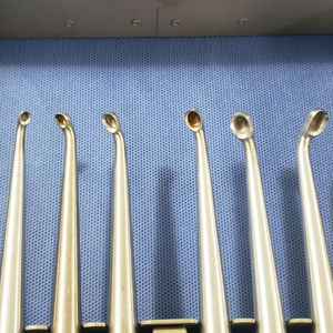 Ensemble d'instruments de curettes en acier inoxydable de haute qualité pour la vente en gros B2B, réutilisable, stérilisation manuelle, stockage, certifié ISO13485 - Product Image 2