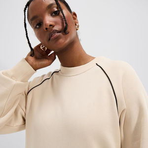 La última sudadera personalizada para mujer, puños de escote acanalado largo para entrenamientos de otoño e invierno para mujer - Product Image 2