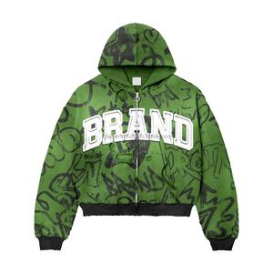 Oversized Streetwear Hoodie for <b>Men</b> Custom Printed <b>Fleece</b> Cotton Pullover Drop Shoulder <b>Thick</b> Winter Casual Basics Hoodie - Product Image 4