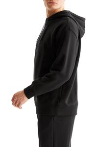 Sudadera con Capucha de Material Mixto Premium, Felpa de Algodón, Unisex, Informal, Deportiva, Urbana, con Capucha Ajustable, Bolsillos y Estampado de Logotipo - Product Image 3