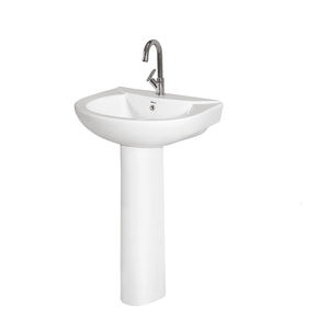 อ่างล้างหน้าเซรามิกแบบแท่นอ่างล้างมือจากผู้ผลิตอินเดีย - Product Image 1