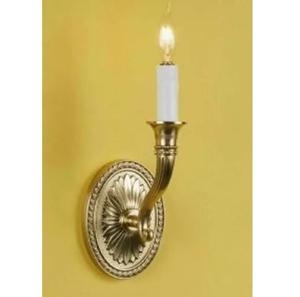 Portavelas de pared de metal dorado de latón adecuado para uso doméstico diario apartamentos casas restaurantes hoteles y comedores - Product Image 1