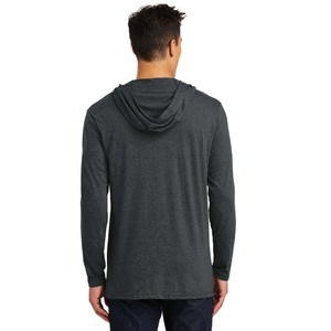 T-shirt léger et décontracté à manches longues pour hommes, pull à capuche avec cordon de serrage et poche pour hommes - Product Image 2