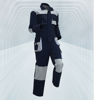 Overol de Seguridad Personalizado, Transpirable, Antiestático, Antipolvo, Impermeable, de Poliéster, para Invierno, Ropa de Trabajo de Cuerpo Completo para Exteriores, con Certificación CE