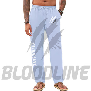 กางเกงคาร์โก้ผ้าแคนวาสสีกากียูนิเซ็กซ์ แบรนด์ Bloodline International ผ้าฝ้าย 100% เอวยางยืดพร้อมเชือกผูก มีกระเป๋าหลายช่อง สวมใส่ได้ทั้งแบบลำลองและเป็นทางการ - Product Image 3
