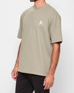 T-shirt à col rond surdimensionné de haute qualité pour hommes 100% coton avec broderie de logo personnalisée et impression numérique - Product Image 3