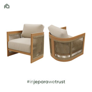 Nuevo Juego de Muebles de Patio de Diseño de Alta Gama, Ecológicos, para Todo Clima, de Madera Maciza de Lujo, Modernos y Duraderos, para Jardín Exterior - Product Image 4