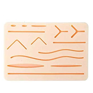 Kit complet de pratique de suture manuelle avec outils en acier inoxydable, coussinet de pratique en peau synthétique, certifié MOL pour la formation clinique - Product Image 3