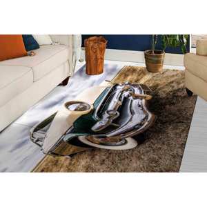 Tapis de voiture Chevrolet Coupe : Tapis de voiture antidérapant imprimé en 3D, tapis en chenille - Product Image 2