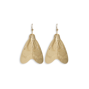 CUCOCUCA YXQ E273 semplicità moderna ed eleganza quotidiana Orecchini pendenti/a lobo a forma di farfalla in acciaio inossidabile dorato Spedizione UE in 48 ore - Product Image 1