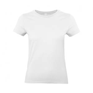 Camiseta de Mujer, Estilo E190, Cuello Redondo, Manga Corta, Corte Regular, Algodón Jersey 180g, Casual - Product Image 2
