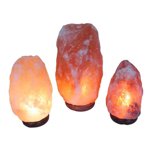 Lampes à fleurs en matériaux organiques avec des motifs de roses et de tulipes en sel rose de l'Himalaya, forme ronde sculptée durable - Product Image 2