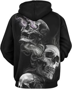 Sweat-shirts à capuche unisexes personnalisés OEM/ODM, pulls en molleton 100% coton, marque privée, streetwear, collection hiver, fabricant - Product Image 3