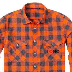 เสื้อเชิ๊ตผ้าสักหลาดสำหรับผู้ชายเสื้อเชิ๊ตผ้าสักหลาดสำหรับผู้ชายวัสดุป้องกันรอยยับดีไซน์ล่าสุด - Product Image 2