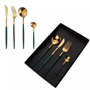 Ensemble de couverts au look vintage ensemble de couverts classiques ensemble de couverts pour événement de mariage couteau à dîner cuillère fourchette décor de restaurant à la maison - Product Image 3