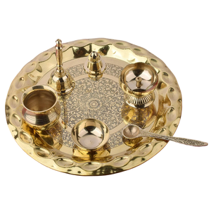 Premium Gold Polished Brass Bakhoor Incense Burner Decorative <b>Bowl</b> <b>Set</b> With Antler Branch Stand Home Decor Oud Burner - Product Image 5