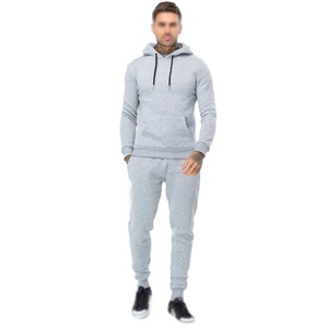 Chándal con capucha acampanada de alta calidad para hombre, ropa de entrenamiento de invierno cómoda para correr, Material transpirable, Color sólido ecológico - Product Image 5