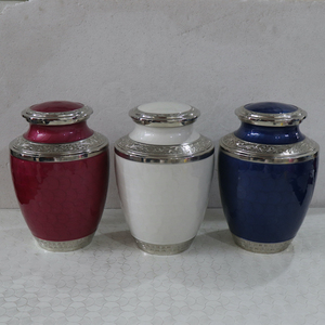 โกศเผาศพโลหะทันสมัยที่มีดีไซน์ปรับได้ตามต้องการเก็บขี้เถ้าเพื่อความปลอดภัย - Product Image 3