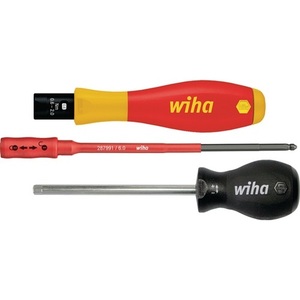 Tournevis TorqueVario-S isolé VDE, couple réglable 0,8-5,0 Nm, longueur de la poignée 138 mm pour WIHA - Product Image 1