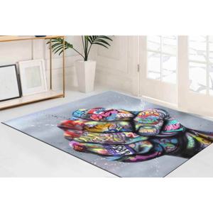 Alfombras con Diseño de Grafiti, Alfombras con Diseño de Puño, Alfombra Colorida con Diseño de Puño, Alfombra Impresa, Alfombra Suave No Tejida - Product Image 2