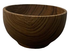 Bol de service à salade en bois fait à la main pour les repas de famille de fête de cuisine et l'utilisation quotidienne - Product Image 4