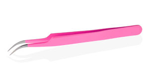 GPT-Pince à épiler GPT-Paillettes violettes Nouveau design sur pince à épiler avec miroir papillon Extension de cils Étiquette et emballage personnalisés - Product Image 3