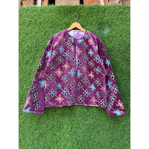 Wholesale Uzbek Winter <b>Velvet</b> <b>Jacket</b> <b>for</b> <b>Men</b> and Women Handmade Cotton Embroidered Suzani Knitted <b>Jacket</b> <b>for</b> Autumn Season - Product Image 1