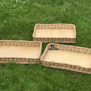 Cesta de Pascua MDF de perla madre hecha a mano segura para alimentos para decoración de temporada elegante versátil para caza de huevos regalo de almacenamiento de dulces - Product Image 2