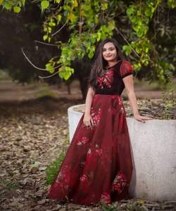 Última fiesta desgaste diseñador Festival desgaste Lino seda red Salwar Kameez Dupatta bordado trabajo diamante trabajo Patiyala ropa India - Product Image 4