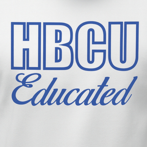 Sudadera de Chenilla con Bordado Blanco y Azul Rey de la Fraternidad Griega HBCU Sigma Educated, Mezcla de Algodón Personalizada, Ropa de la Fraternidad Divine Nine - Product Image 2