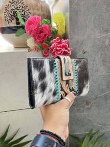 กระเป๋าถือคลัทช์สำหรับผู้หญิง, สินค้ามาใหม่กระเป๋าถือหนังวัวขนสัตว์มีลวดลายแบบตะวันตกเคสโทรศัพท์ใช้ได้หลากหลาย - Product Image 2