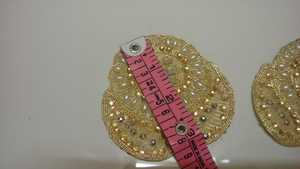 2025ผ้าส่าหรีกำมะหยี่สีดำร่างใหม่สำหรับตกแต่งงานฝีมืองานปักด้วยด้ายสีทองแผ่นปะติดนกยูง zari - Product Image 3