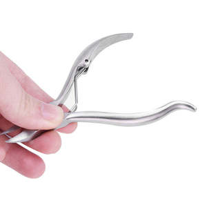 Pinzas profesionales para cutículas de acero inoxidable Pinzas para quitar la piel muerta de acero inoxidable - Product Image 4